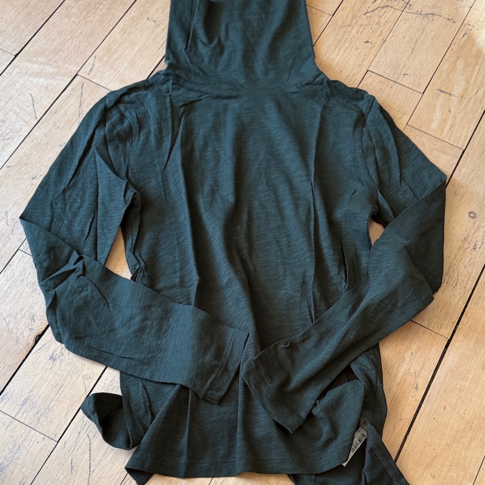 Madewell Forest Green Turtleneck Top XS - Picture 5 of 15